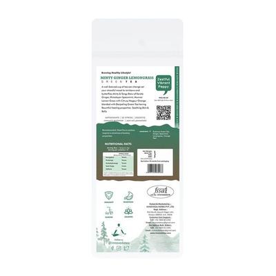 Innoveda Minty Ginger Lemon Grass Green Tea Whole tea leaves 100 gm - Teas