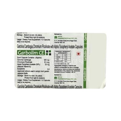 Garbolim CE Capsule 10'S - Supplements-Sup