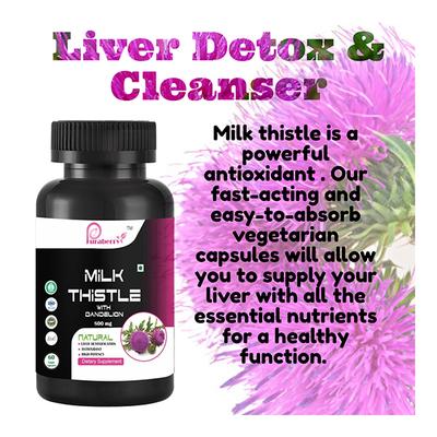 Puraberry Milk Thistle 800 mg Veg Capsule 60's - Vital Health