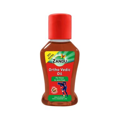 Zandu Ortho Vedic Oil (50ml + 10ml Free) 60 ml - Pain Relief (Ayush)
