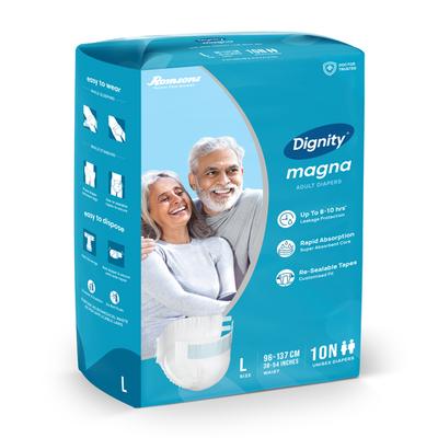 Dignity Magna Adult Diapers (XL) 10's - Adult Diapers & Pads