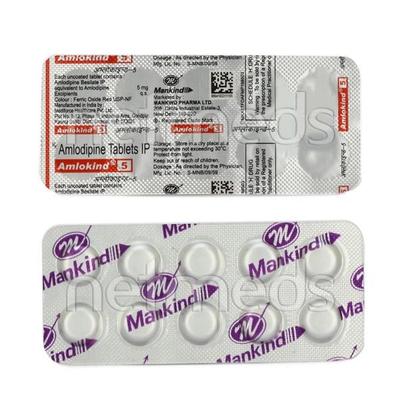 Amlokind 5mg Tablet 10'S - Hypertension-Cal