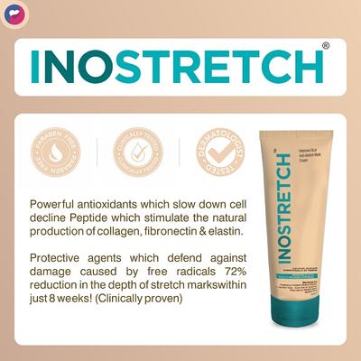 Inostretch Intensive Scar and Anti Stretch Mark Cream 60 gm - Skin-Treatment