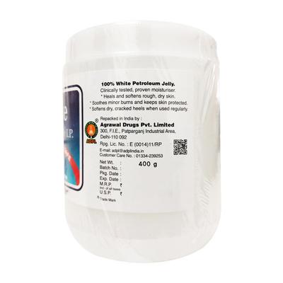 Agrawal White Petroleum Jelly I.P. 400 gm - Lotions & Creams