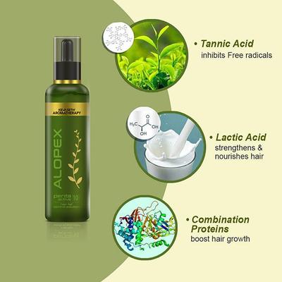 Keya Seth Aromatherapy Alopex Penta Active 10 Hair Fall Control Solution 120 ml - Hair Lotions & Tonics