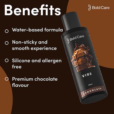 Bold Care Lube Combo Pack (Vibe Lube 100 ml - Chocolate + Extend Delay Spray 20 gm) - Intimate Spray