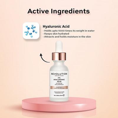 Revolution Skincare Plumping and Hydrating Serum - 2% Hyaluronic Acid 30 ml - Face Serum