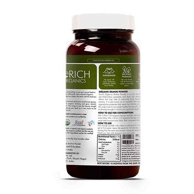 Sorich Organics Organic Brahmi Powder 200 gm - Herbal Dietary Supplement