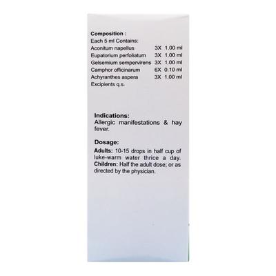 Bhargava Allergin Drop 30 ml - Homeopathic Drops