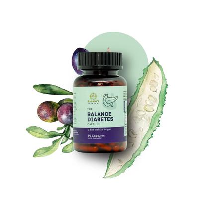 Balance Ayurveda The Balance Diabetes Capsules 60's - Diabetes Care (Ayush)
