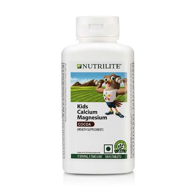 NUTRILITE KIDS CALCIUM MAGNESIUM COCOA TABLET 100'S - Calcium And Minerals