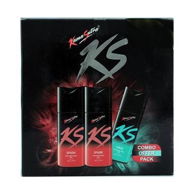 Kamasutra Spark Spark and Urge (Combo Pack) Deodorant 450 ml - Men Deodorants/Roll-Ons