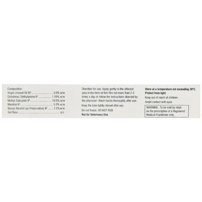 Muscoflex 1.16% Gel 30gm - Pain relief-Nsa