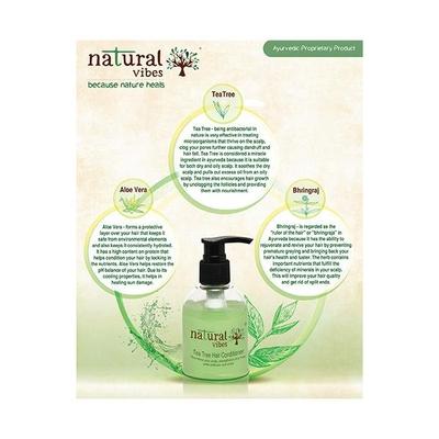 Natural Vibes Ayurvedic Tea Tree Hair Conditioner 150 ml - Conditioners