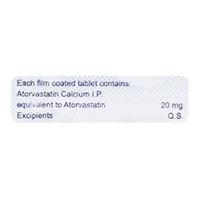 TVS 20mg Tablet 10'S - High Cholesterol-Dys