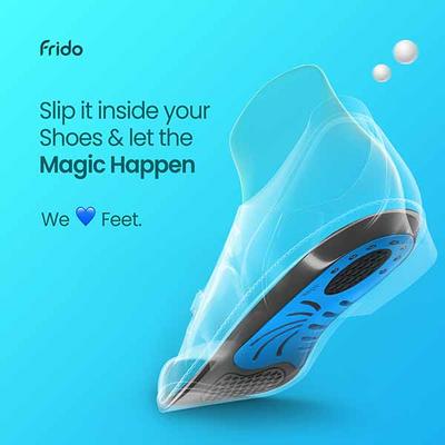 Frido Dual Gel Insoles Sizes 5-9 UK (Pack of 2's) - Knee/Ankle/Leg/Foot Supports