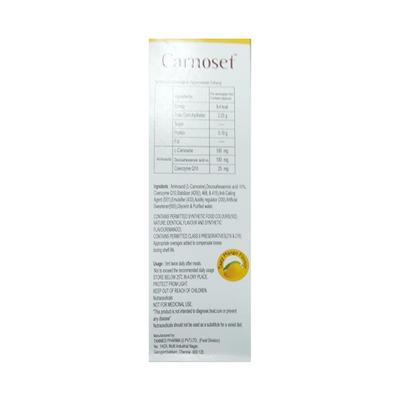 CARNOSET Sugar Free Tasty Mango Flavour Suspension 200ml - Supplements-Sup