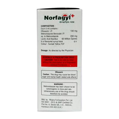 NORFAGYL + Oral Suspension 60ml - Diarrhoea-Ant