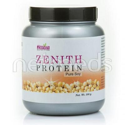 Zenith Nutrition Zenith Protein Pure Soy Powder 500 gm - Workout Essentials