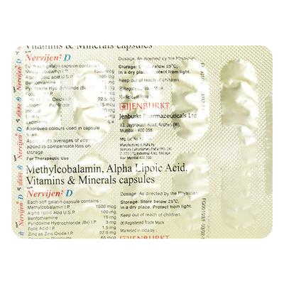 NERVIJEN D NEW Capsule 10's - Supplements-Vam