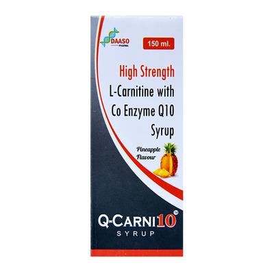 l carnitine syrup uses Q CARNI 10 Syrup 150ml Price, Uses, Side effects, Substitutes