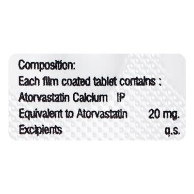 OPTOR 20mg Tablet 10's - High Cholesterol-Dys