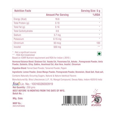 Dr. Morepen PCOS Powder 250 gm - Women Health