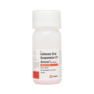 Zimnic Dry Syrup 30ml - Bacterial Infections-Cep
