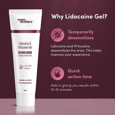 Man Matters ENDURE Lidocaine Gel Long Lasting Performance, Increased Energy & Stamina 20 pack - Multi-Vitamins