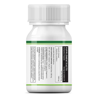 Inlife Natural Vitamin C Amlaki Ghan 1000 mg Veg Capsule 60's - Vitamin C