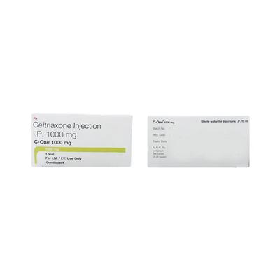 C One 1000mg Injection 1'S - Bacterial Infections-Cep