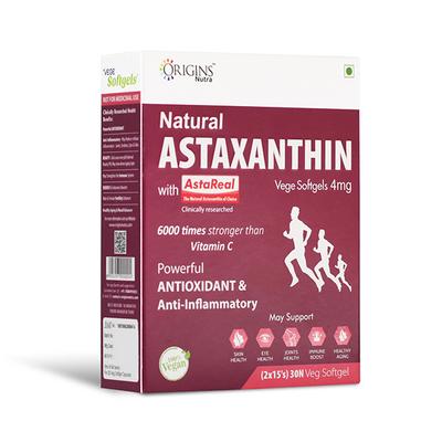 Origins Nutra Natural Astaxanthin 4 mg Softgel Capsule (Pack of 2 x 15's) - Multi-Vitamins