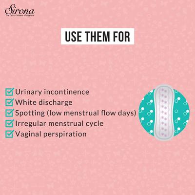 Sirona Panty Liners - Large 30's - Panty Liners