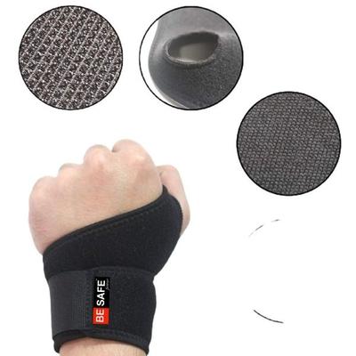 Be Safe Forever Wristband - Black - Knee/Ankle/Leg/Foot Supports