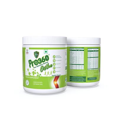 Pro360 Ortho Nutritional Veg Powder - Vanilla Flavour 250 gm - Protein Drink