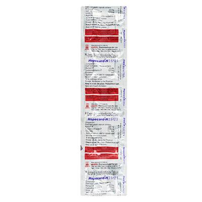 Hopecard H 2.5/12.5mg Capsule 10'S - Hypertension-ACE