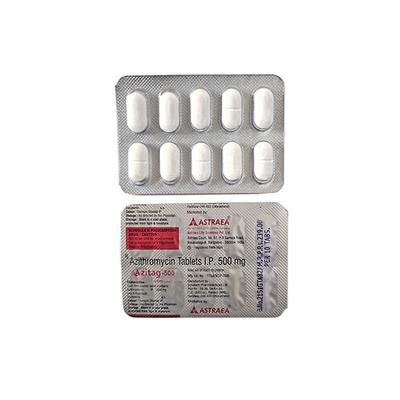 AZITAG 500 Tablet 10's - Bacterial Infections-Mac