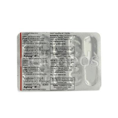 Agivog M 0.2mg Tablet 10'S - Diabetes-Ant