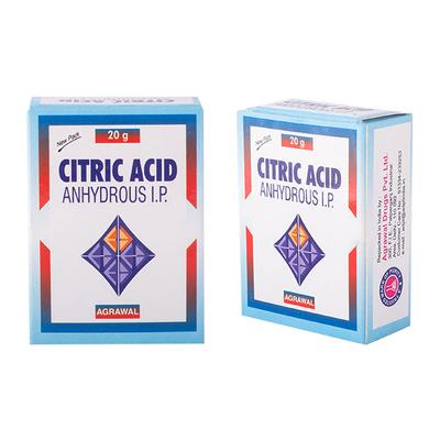 Agrawal Citric Acid Anhydrous I.P. Powder 20 gm - Wound Treatments