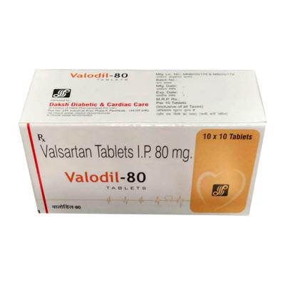 VALODIL 80 Tablet 10's - Hypertension-Ang