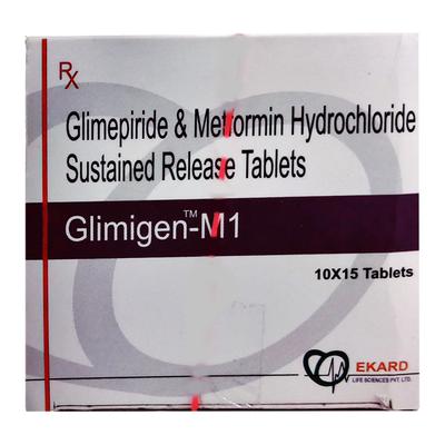 GLIMIGEN M 1 Tablet 15's - Diabetes-Ant