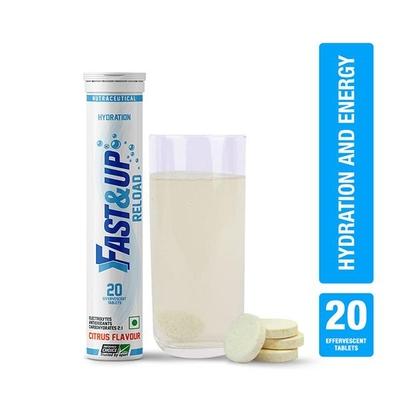 Fast&Up Reload Hydration Health Supplement - Citrus Flavour 20's - Energy Drinks