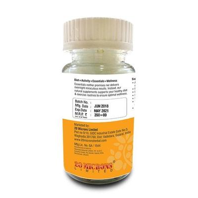 20 Microns Herbal Garlic Extract Capsule 60's - Speciality Medicines