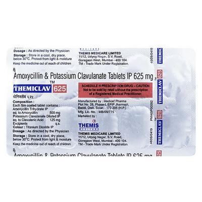 THEMICLAV Tablet 10's - Bacterial Infections-Pen