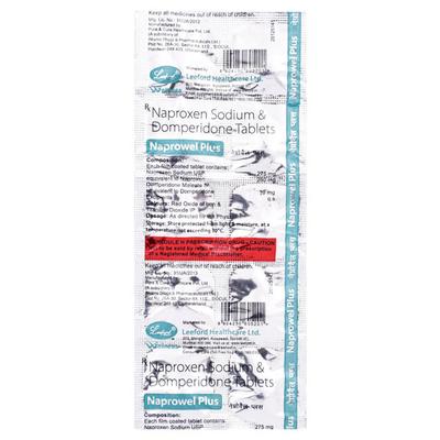 NAPROWEL PLUS Tablet 10's - Pain relief-Nsa