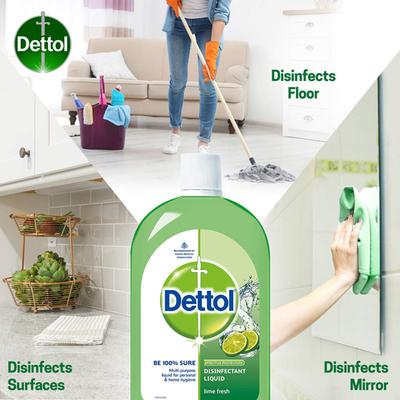 Dettol Effective Protection Disinfectant Liquid - Lime Fresh 1000 ml - Others