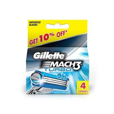 Gillette Mach 3 Cartridges 4's (N) - Razors & Cartridges
