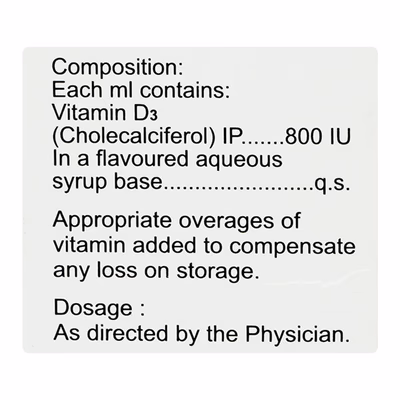 D3 RICH 800iu Drops 15ml - Supplements-Vit