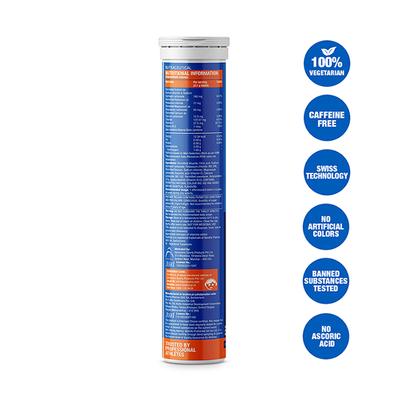 Fast&Up Reload Hydration and Energy Effervescent Tablet - Orange Flavour 20's - Energy Drinks
