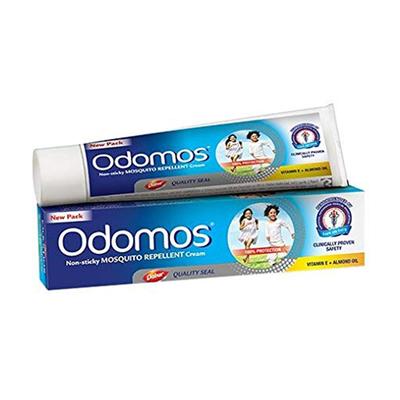 Dabur Odomos Mosquito Repellent Cream - Vitamin E + Almond Oil 100 gm - Personal Care (Ayush)